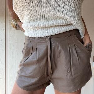 Women's Vintage Leather Shorts by Episode 36 Size 24/0